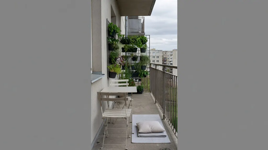 Jak urządzić mały, wąski balkon?