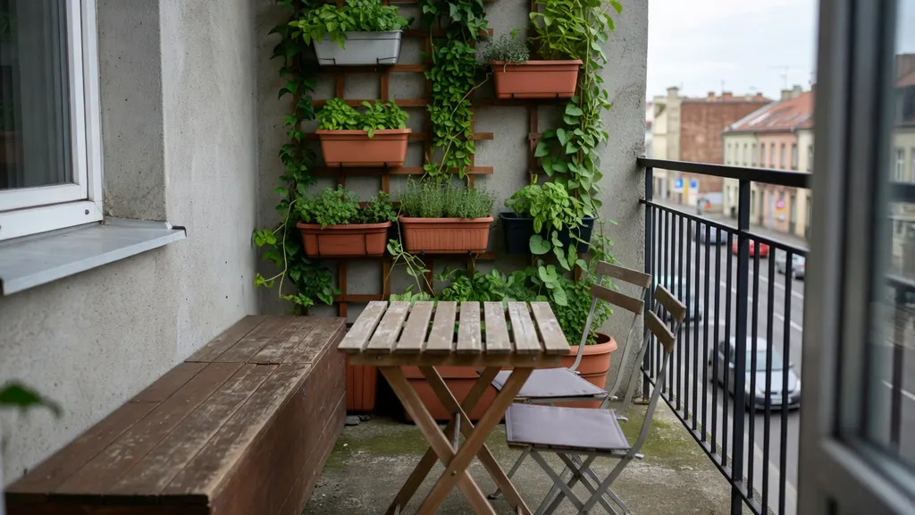 Jak urządzić mały, wąski balkon w bloku? Inspiracje